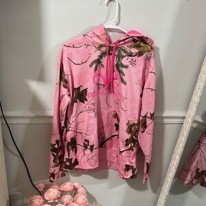 Pink Camouflage Hoodie
